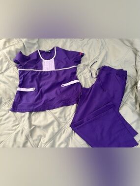 Two-Piece Top & Pant scrub set